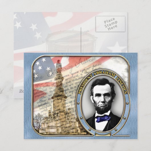 南北戦争はがき ポストカード (正面/裏面)