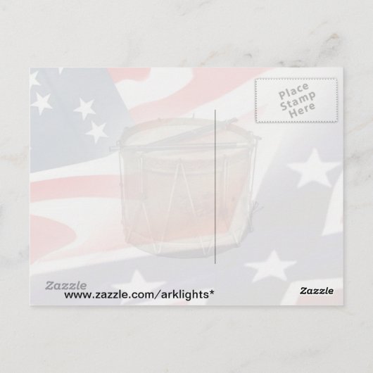 南北戦争はがき ポストカード (裏面)