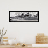 南北戦争デビルズDen写真1909 ポスター (キッチン)