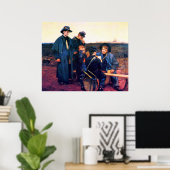 南北戦争ドラマー少年たちトランプジュリアン・スコット ポスター (ホームオフィス)