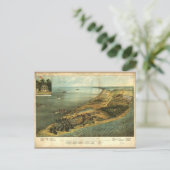 南北戦争ハモンド総合病院と刑務所1864 ポストカード (スタンド正面)