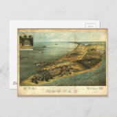 南北戦争ハモンド総合病院と刑務所1864 ポストカード (正面/裏面)