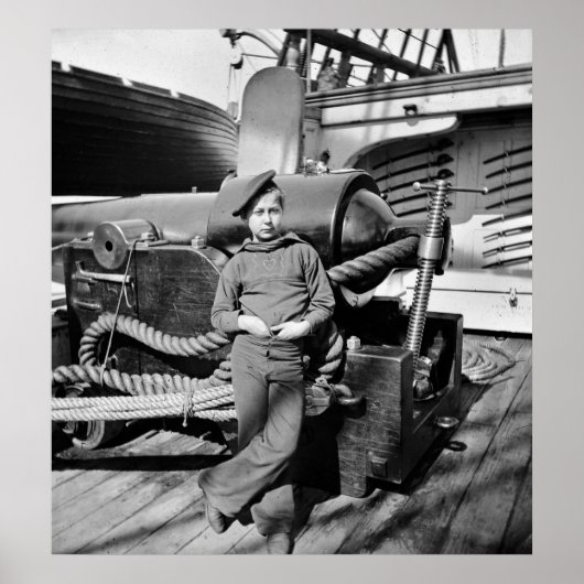 南北戦争パウダーモンキー， 1860年代 ポスター (正面)