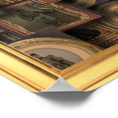 南北戦争ポートレートコラージュ ポスター (角)