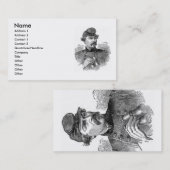 南北戦争一般ビジネスカード 名刺 (正面/裏面)