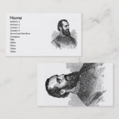 南北戦争一般ビジネスカード 名刺 (正面/裏面)