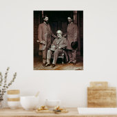 南北戦争一般リーとスタッフ1865 ポスター (キッチン)