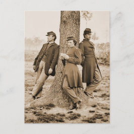 南北戦争三将校 ポストカード