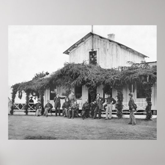 南北戦争中のハードン将軍, 1865 ポスター (正面)