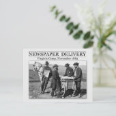 南北戦争中の新聞社 ポストカード (スタンド正面)