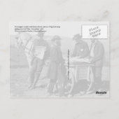 南北戦争中の新聞社 ポストカード (裏面)