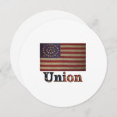 南北戦争同盟国旗🇺🇸ヴィンテージ履歴カード (正面/裏面)