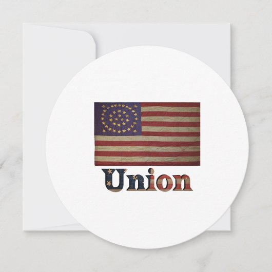 南北戦争同盟国旗🇺🇸ヴィンテージ履歴カード (正面)