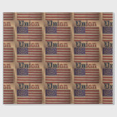 南北戦争同盟国旗✨アンティーク歴史地区 ラッピングペーパー (フラット)