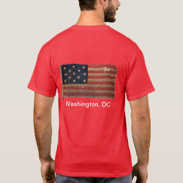 南北戦争同盟国旗✨アンティーク歴史地区 Tシャツ