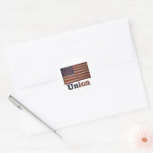 南北戦争同盟🇺🇸 ✨旧素晴らし軍隊国旗 ラウンドシール (封筒)