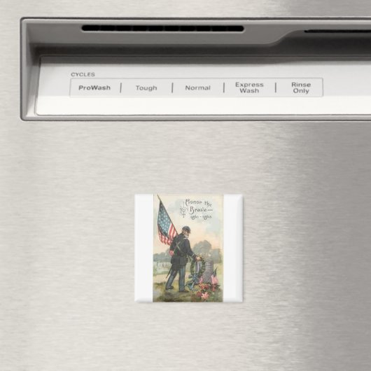 南北戦争墓地 マグネット (インサイチュ (食洗機))