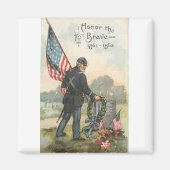 南北戦争墓地 マグネット (正面)