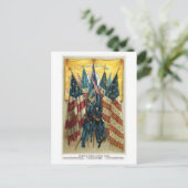 南北戦争戦旗no.3 ポストカード (スタンド正面)