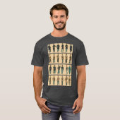 南北戦争画一美術ヴィンテージ軍隊史 Tシャツ (正面フル)