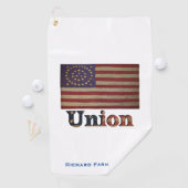 南北戦争素晴らし旗魅力的クラシック旗 ゴルフタオル (インサイチュ)