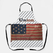 南北戦争素晴らし魅力的旗 エプロン (正面)