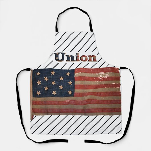 南北戦争素晴らし魅力的旗 エプロン (正面)