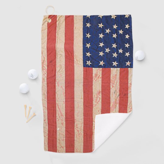 南北戦争素晴らし魅力的旗 ゴルフタオル (インサイチュ)