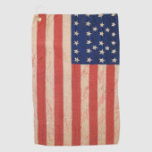 南北戦争素晴らし魅力的旗 ゴルフタオル (正面)