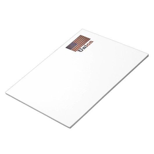 南北戦争素晴らし魅力的旗 ノートパッド (アングル)