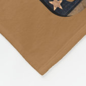 南北戦争素晴らし魅力的旗 フリースブランケット (角)