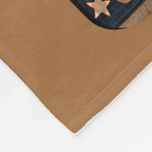 南北戦争素晴らし魅力的旗 フリースブランケット (角)