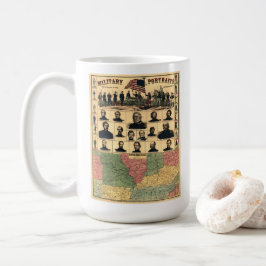 南北戦争縁ど軍隊ポートレート1861年復元 コーヒーマグカップ