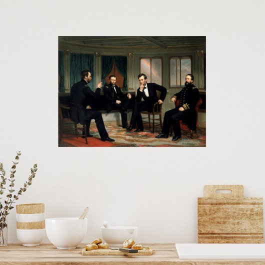 南北戦争連合の指導者絵画達 ポスター (キッチン)