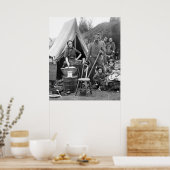 南北戦争道路旅行， 1861 ポスター (キッチン)