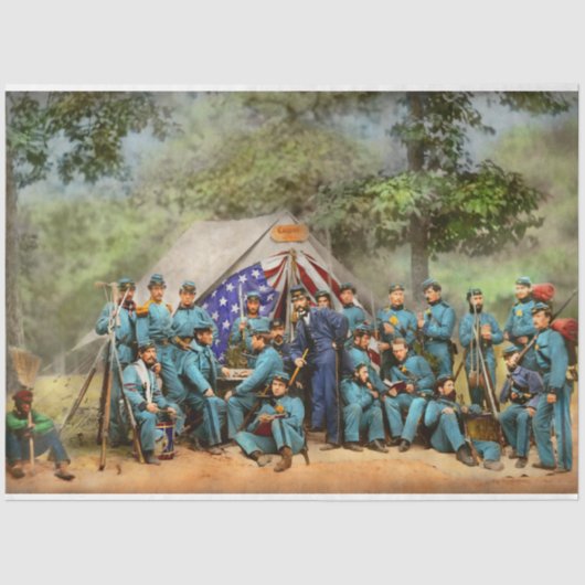 南北戦争 – エンジニアカンパニー8th NY州1861 薄葉紙 (正面)