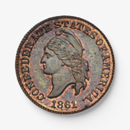 南北戦争⚔️コンフェデレートペニーヴィンテージUSA ペーパープレート