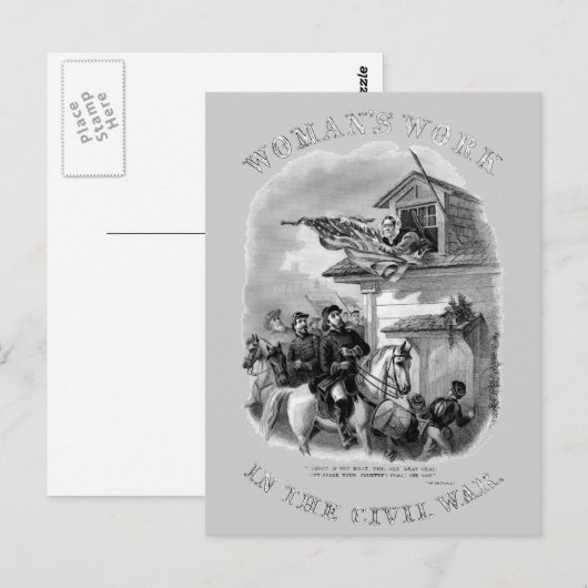 南北戦争 ポストカード (正面/裏面)