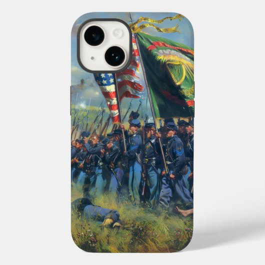 南北戦争 ユニオン軍 アイルランド旅団 Case-Mate iPhoneケース (裏面)