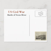南北戦争：石川の戦い ポストカード (裏面)