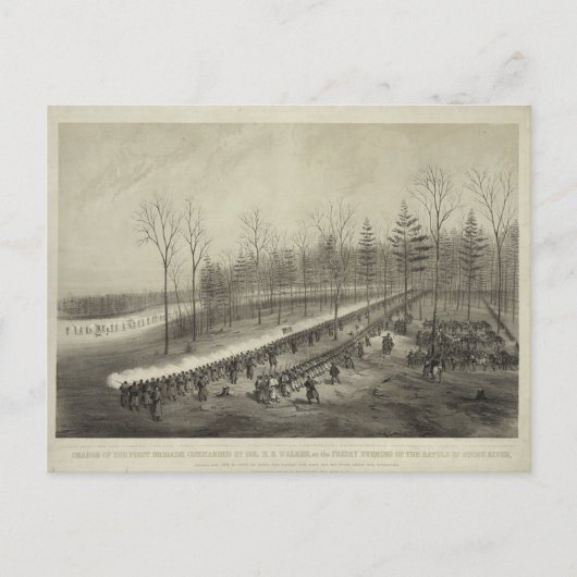 南北戦争：石川の戦い ポストカード (正面)