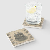 南北戦争🎖️⚔️英雄の連合 ストーンコースター (横)