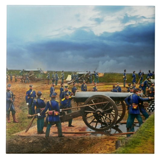 南北戦争 - 重砲兵部隊 1861 タイル (正面)