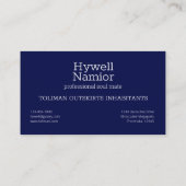 南半球の中心座 名刺 (裏面)