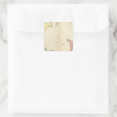 南半球の地図 スクエアシール (バッグ)