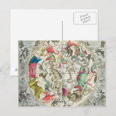 南半球の地図 ポストカード (正面/裏面)