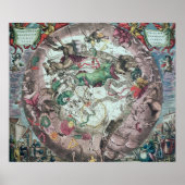 南半球の星座 ポスター (正面)