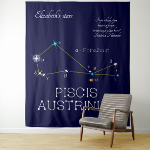 南半球の星座 Piscis Austrinus タペストリー