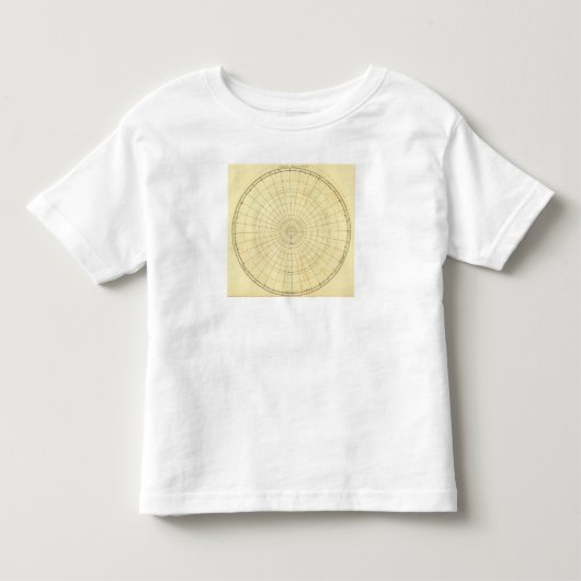 南半球の輪郭 トドラーTシャツ (正面)