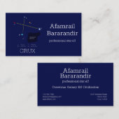 南半球クルークス星座 名刺 (正面/裏面)